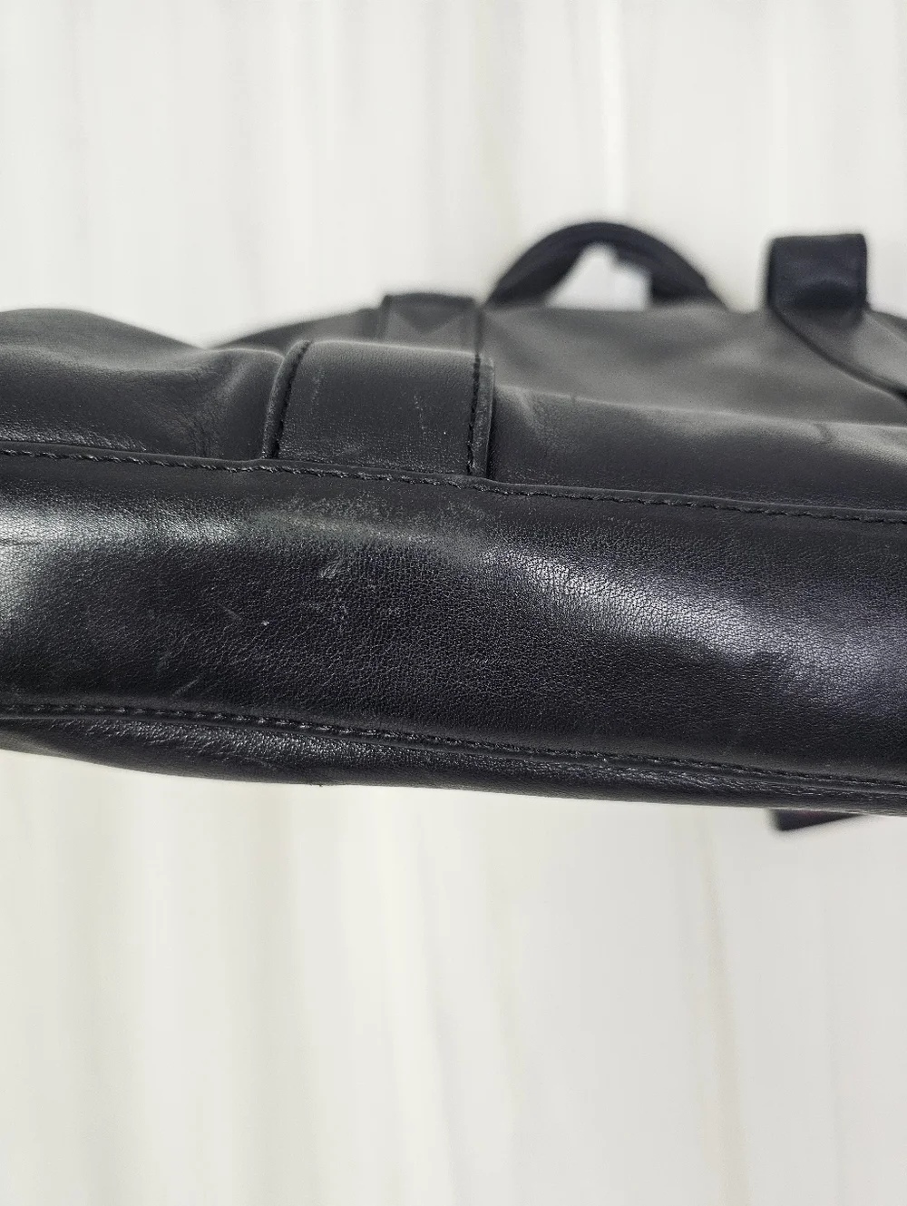 Tumi Alpha 907D3 Slim Portfolio Briefcase Vintage Sleek Black Napa Leather